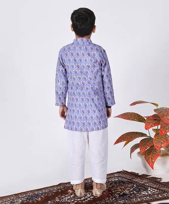 Lavender kurta set 4