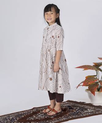 Brown mocha kurta set 4