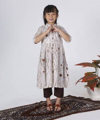 Brown mocha kurta set 5