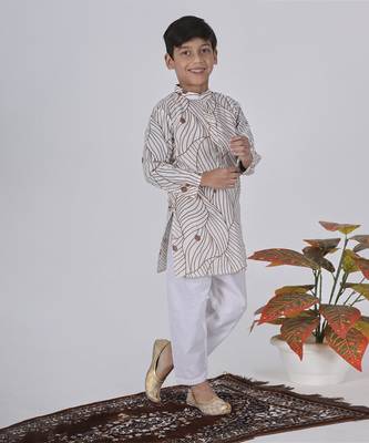 Brown clay kurta set 1