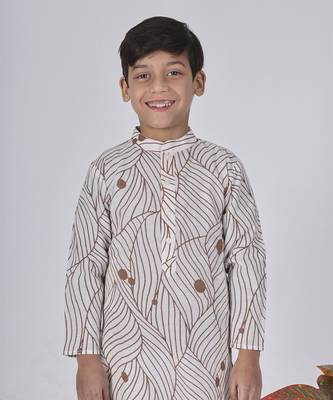 Brown clay kurta set 2