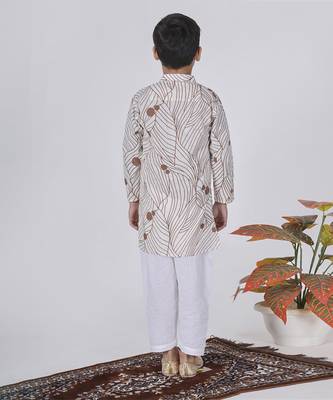 Brown clay kurta set 4