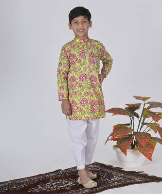 Yellow thyme kurta set 1