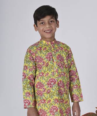 Yellow thyme kurta set 2
