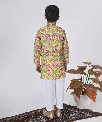 Yellow thyme kurta set 4