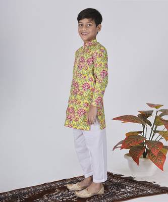 Yellow thyme kurta set 5