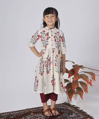 White coconut kurta set 1