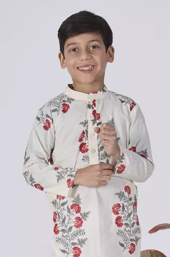 White salt kurta set
