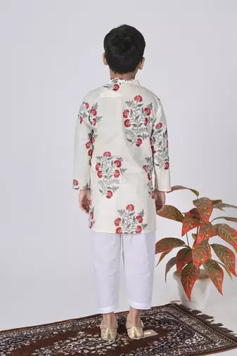 White salt kurta set