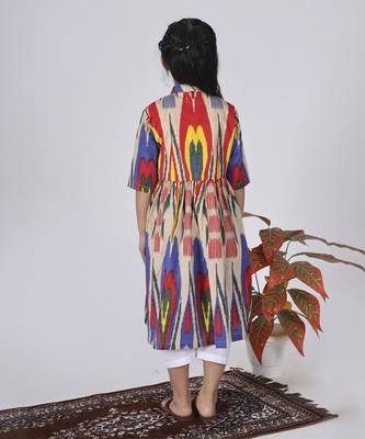 Multicolor peacock kurta set 4