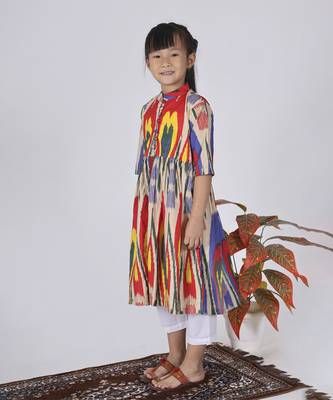Multicolor peacock kurta set 5