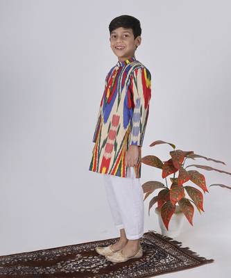 Multicolor fire kurta set 5