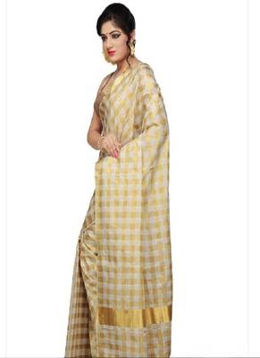 Selvamani tex kerala kasavu cotton saree with running blouse 3