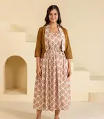 Ikat Dress with Jacket