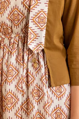 Ikat Dress with Jacket 5