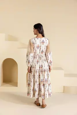 Cream Ikat Dress 2