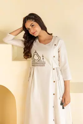 Cream Midi Dress 4