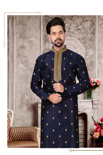 Silk doupin cheekoo mens kurtas churidar