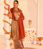 Rose Gold Kurta Set