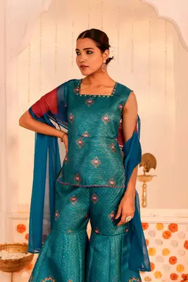 Kamal Sharara and Kurti Set 4