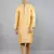 Woven Design Kurta Set - Mustard
