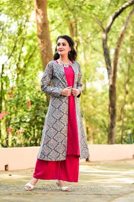 Multi-color tailored jacket dress Set 4