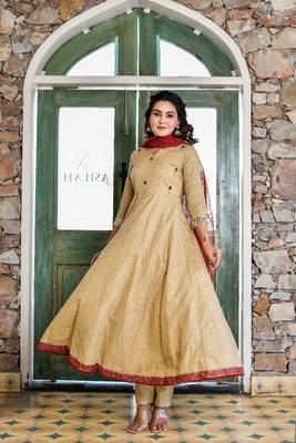 sands & mahogany bias cut empire anarkali set 4