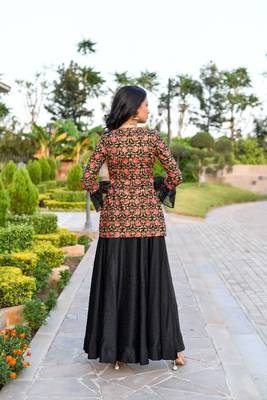 Black jacket & gown set 3