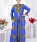 New Moroccan Dubai Kaftans Farasha Jacket Abaya Dress Very Fancy Long Gown