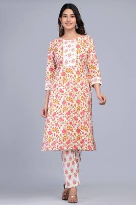 Multicolor cotton printed kurti 3