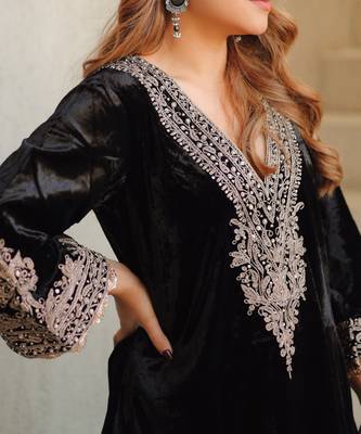 Rasha - long a-line chauga with salwar 2