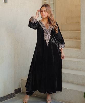 Rasha - long a-line chauga with salwar 3