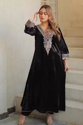 Rasha - long a-line chauga with salwar