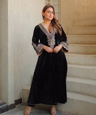 Rasha - long a-line chauga with salwar 1