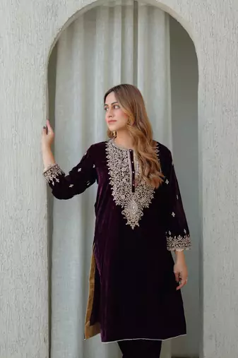 Naima - short kurta with salwar