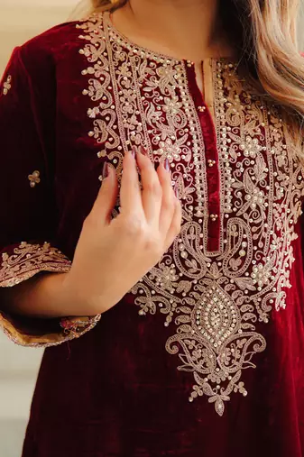 Naima - short kurta with salwar