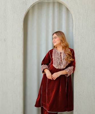 Nisreen - short kalidaar chauga with salwar 2