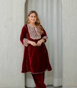 Nisreen - short kalidaar chauga with salwar