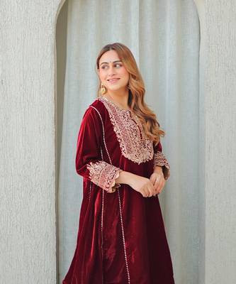 Nisreen - short kalidaar chauga with salwar 3