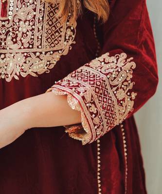 Nisreen - short kalidaar chauga with salwar 4