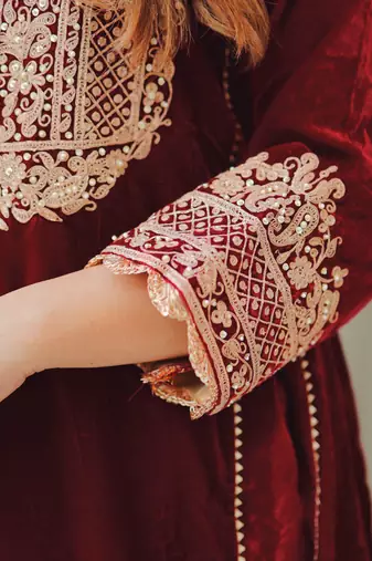Nisreen - short kalidaar chauga with salwar