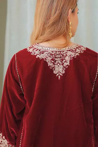 Nisreen - short kalidaar chauga with salwar