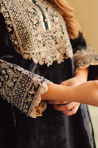 Nisreen - short kalidaar chauga with salwar