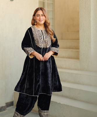 Nisreen - short kalidaar chauga with salwar 5