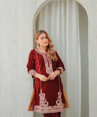 Ayat - short kurta with salwar 2