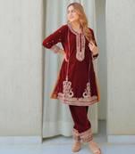 Ayat - short kurta with salwar