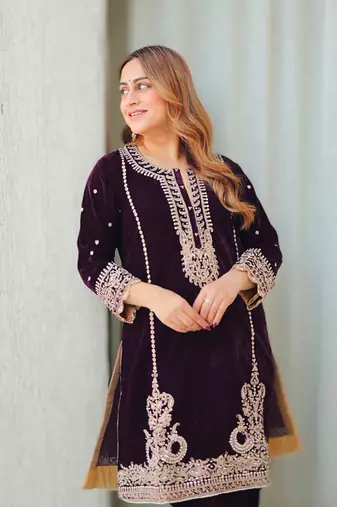 Ayat - short kurta with salwar