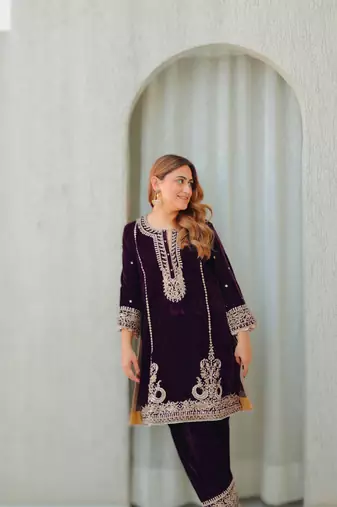 Ayat - short kurta with salwar