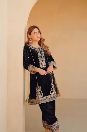 Ayat - short kurta with salwar