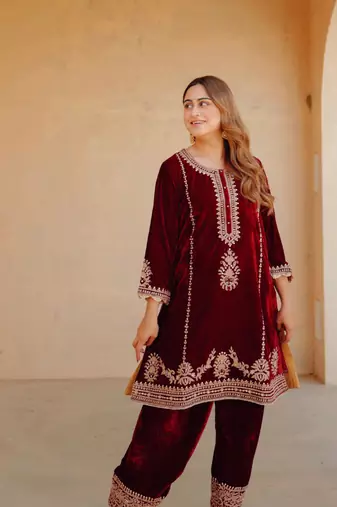 Asiyah - short kurta with salwar
